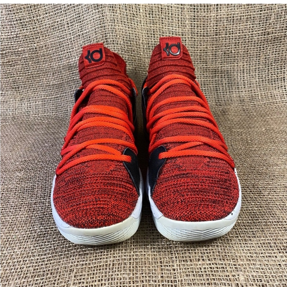 NIKE ZOOM Basketball Shoes Kevin Durant   Red  Black Sneaker Mens Size 10
